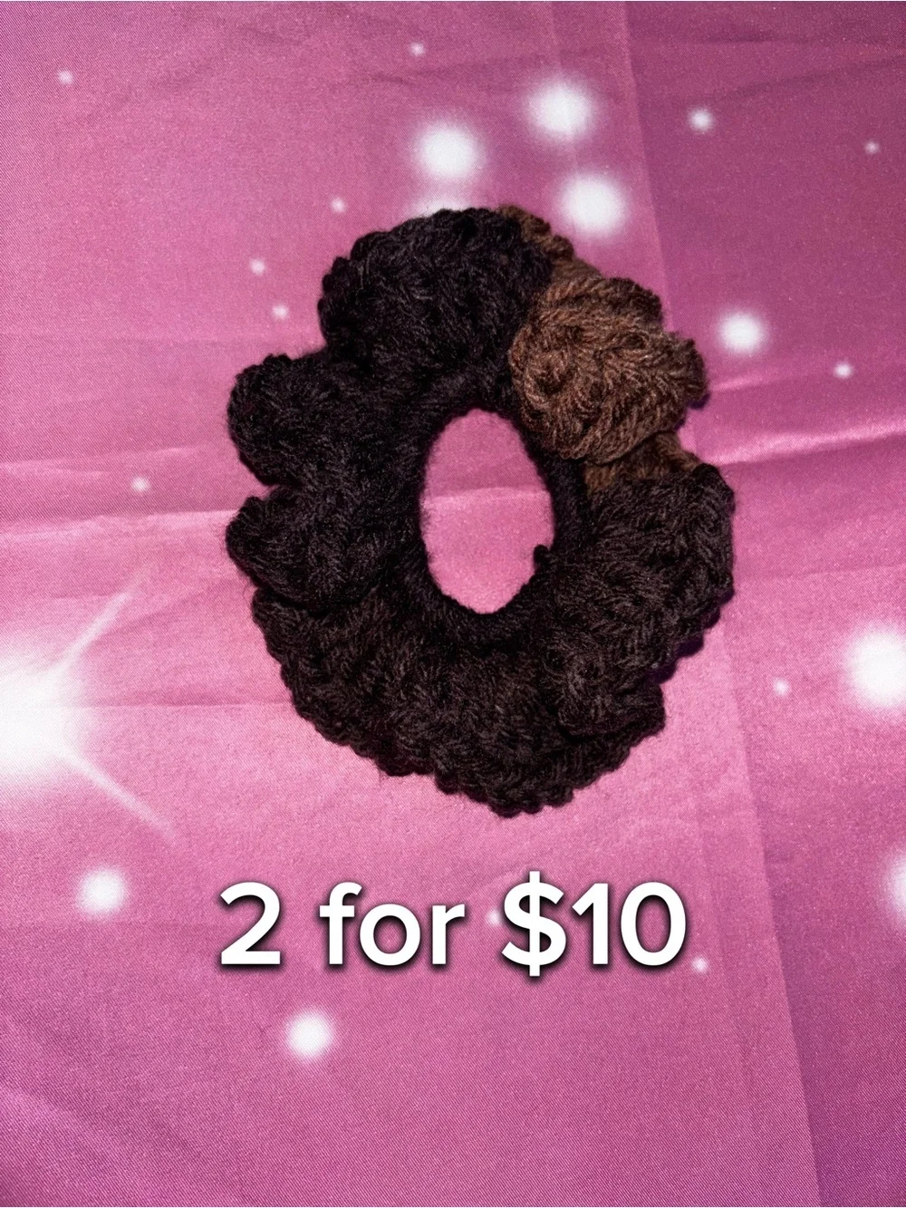 Handmade variety of Crochet Hair Scrunchie